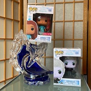 The Little Mermaid 2023 Ariel Funko Pop! Diamond Exclusive 1362 & Ursula 1364